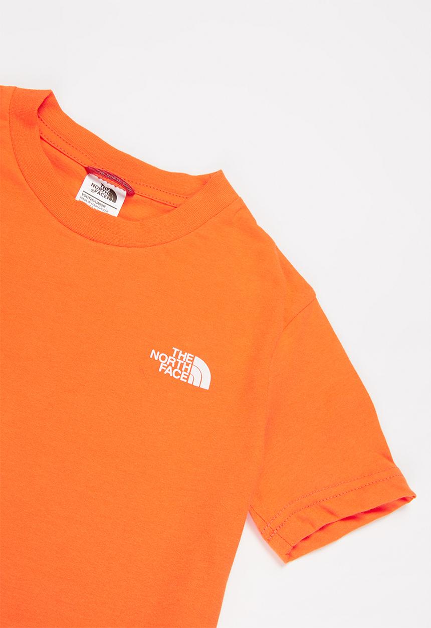 The North Face - Simple dome tee - orange 