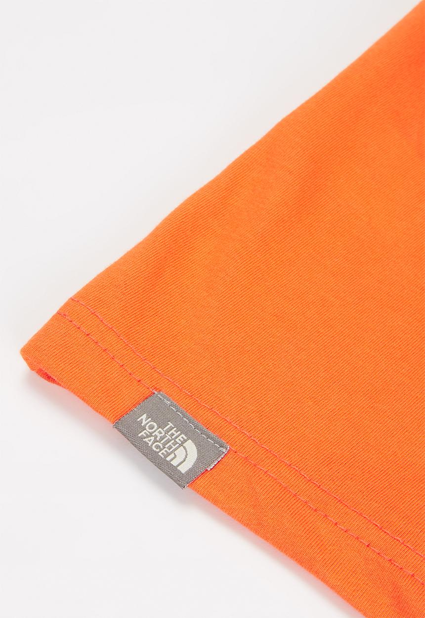 The North Face - Simple dome tee - orange 