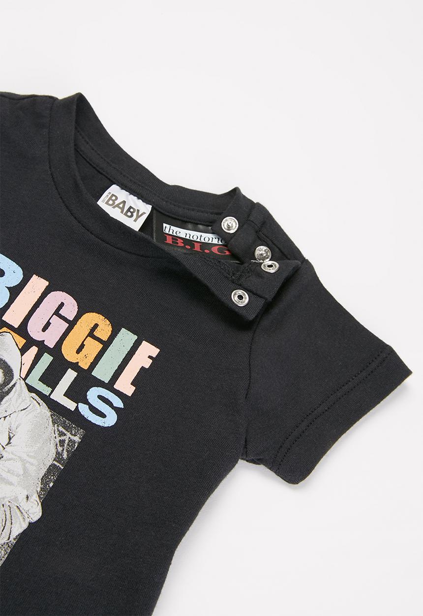 Cotton On - Jamie short sleeve tee-license - lcn mt phantom/biggie smalls mo money mo prob