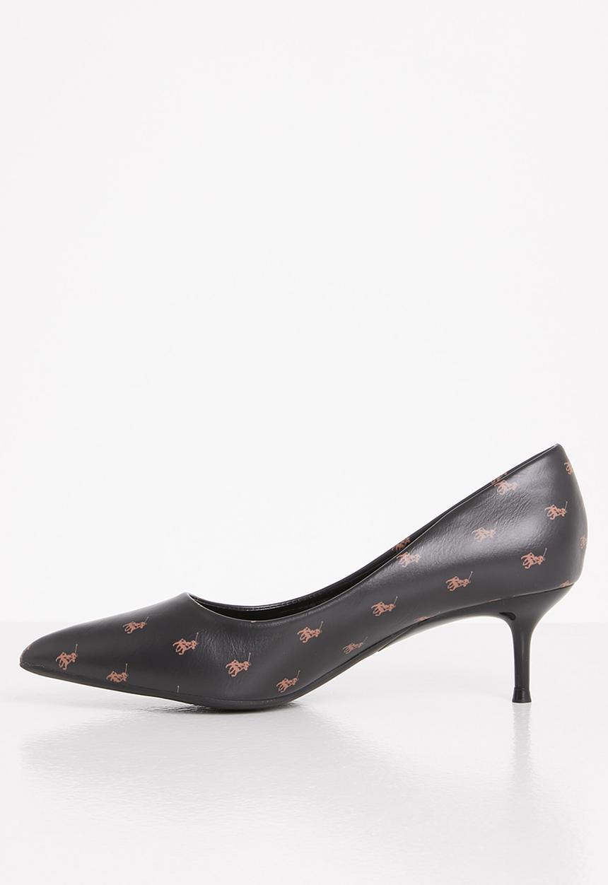 POLO - Amelia monogram court - black