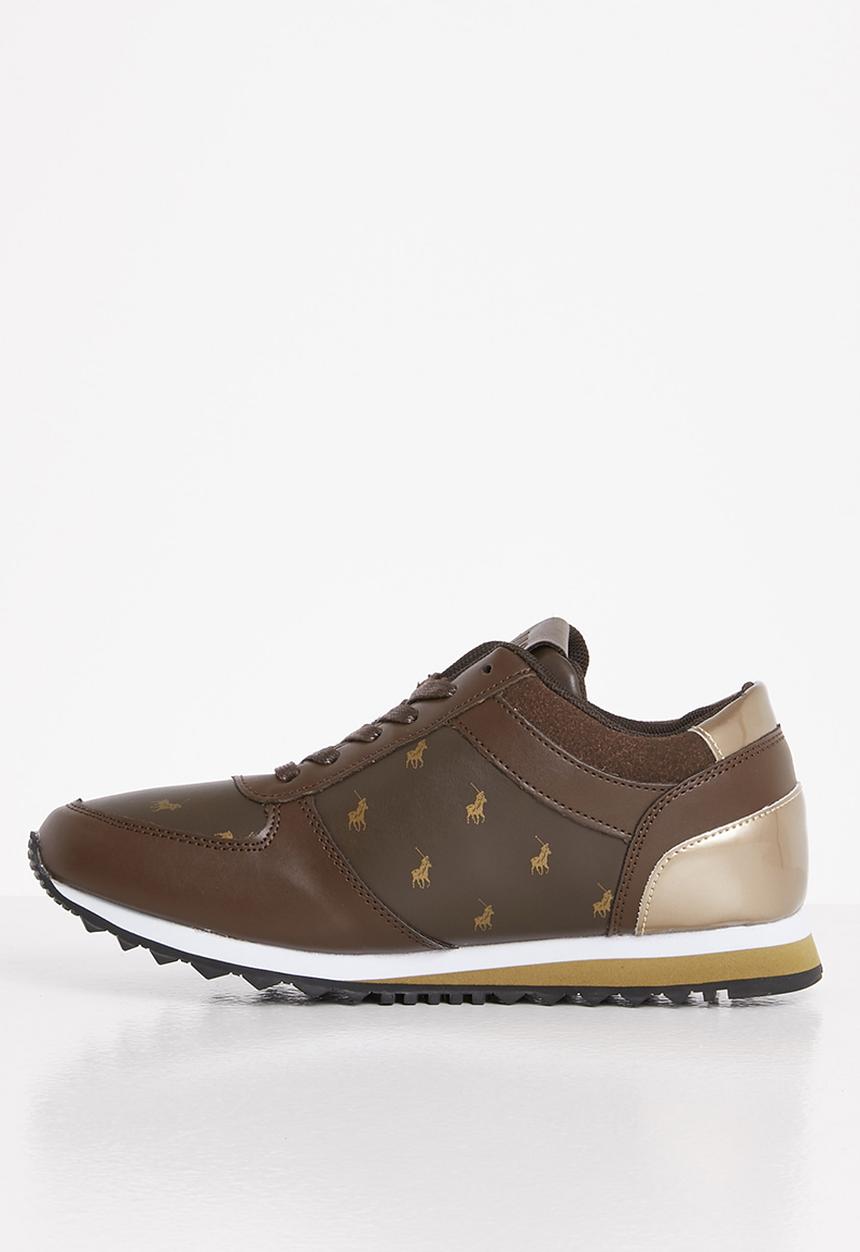 POLO - Ivanna monogram athleisure sneaker - brown