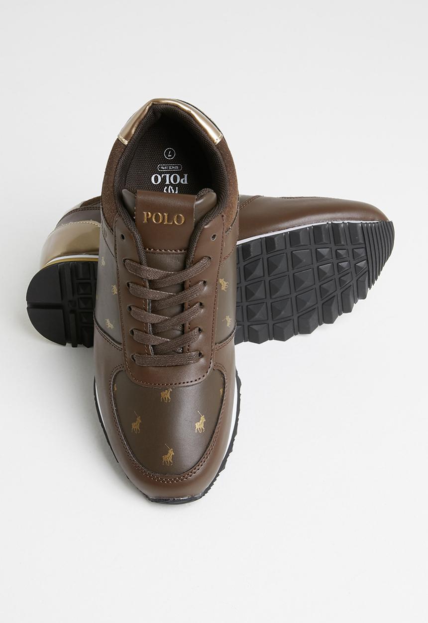 POLO - Ivanna monogram athleisure sneaker - brown