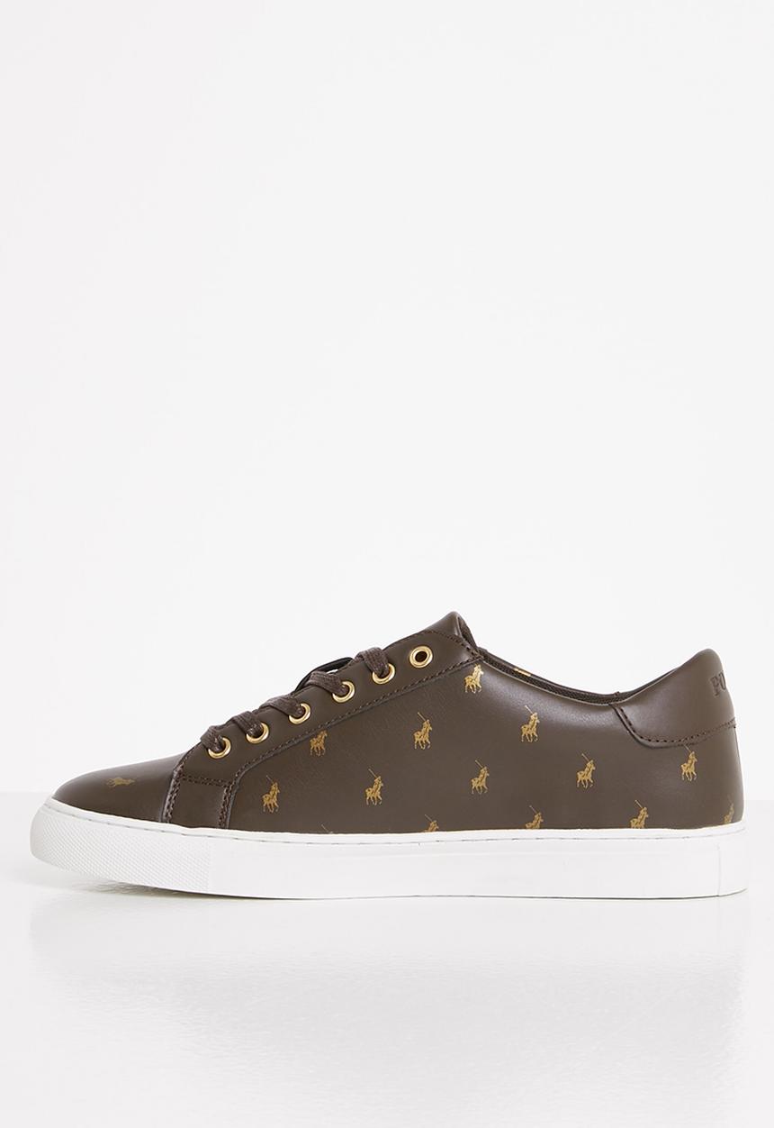 POLO - Jenna monogram sneaker - brown