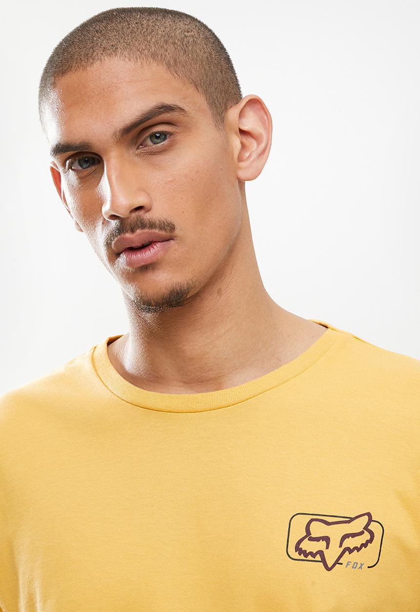 Fox - Mirer short sleeve tee - yellow