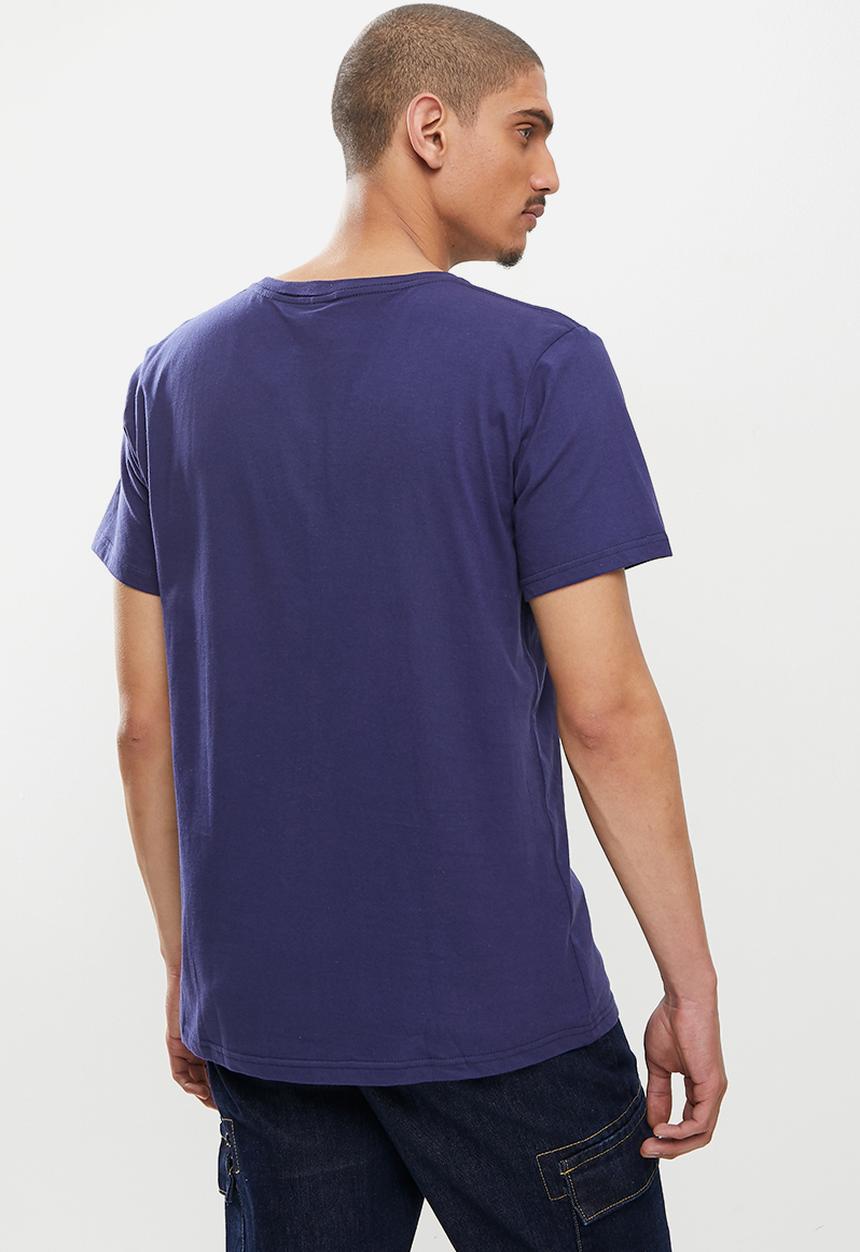 Fox - Skew short sleeve tee - navy