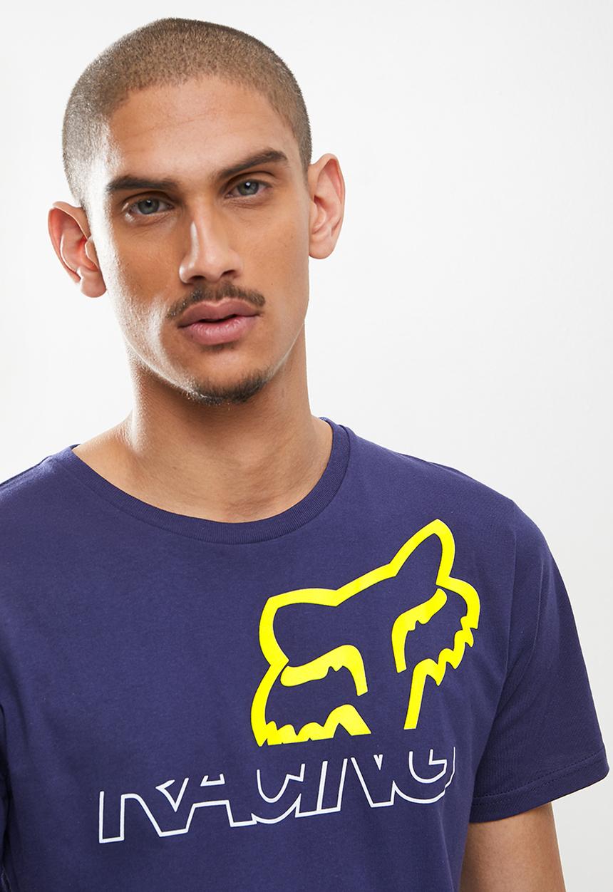 Fox - Skew short sleeve tee - navy