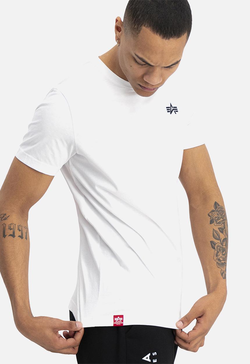 Alpha Industries - Alpha back print tee - white