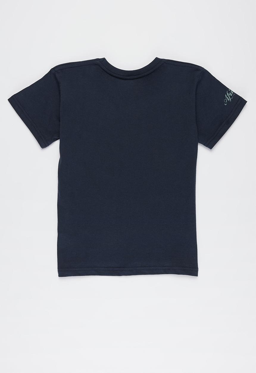 Quiksilver - Africa tall stacks short sleeve tee boy - navy 