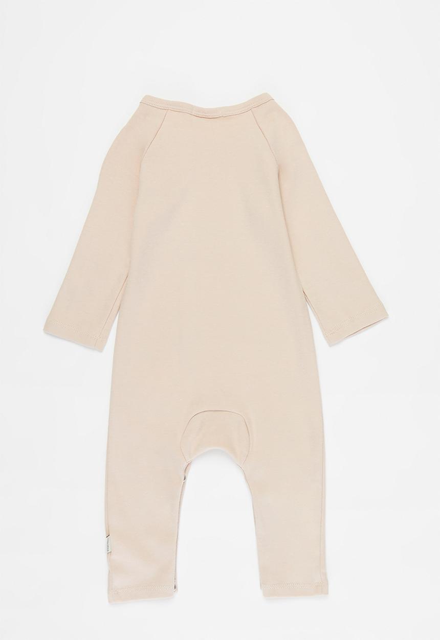 Sticky Fudge - Long sleeve babygrow - blush