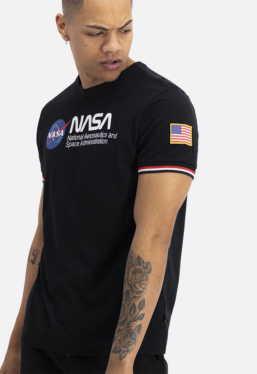 Alpha Industries - Nasa retro tee - black