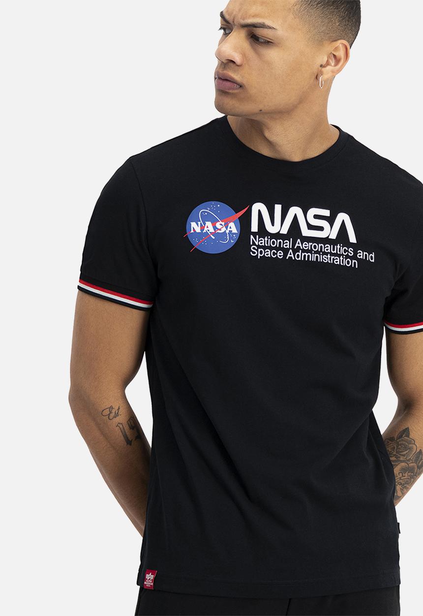 Alpha Industries - Nasa retro tee - black
