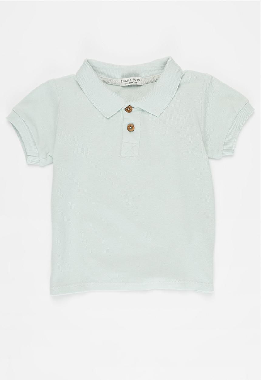 Sticky Fudge - Boys 2 pack tee - white & blue
