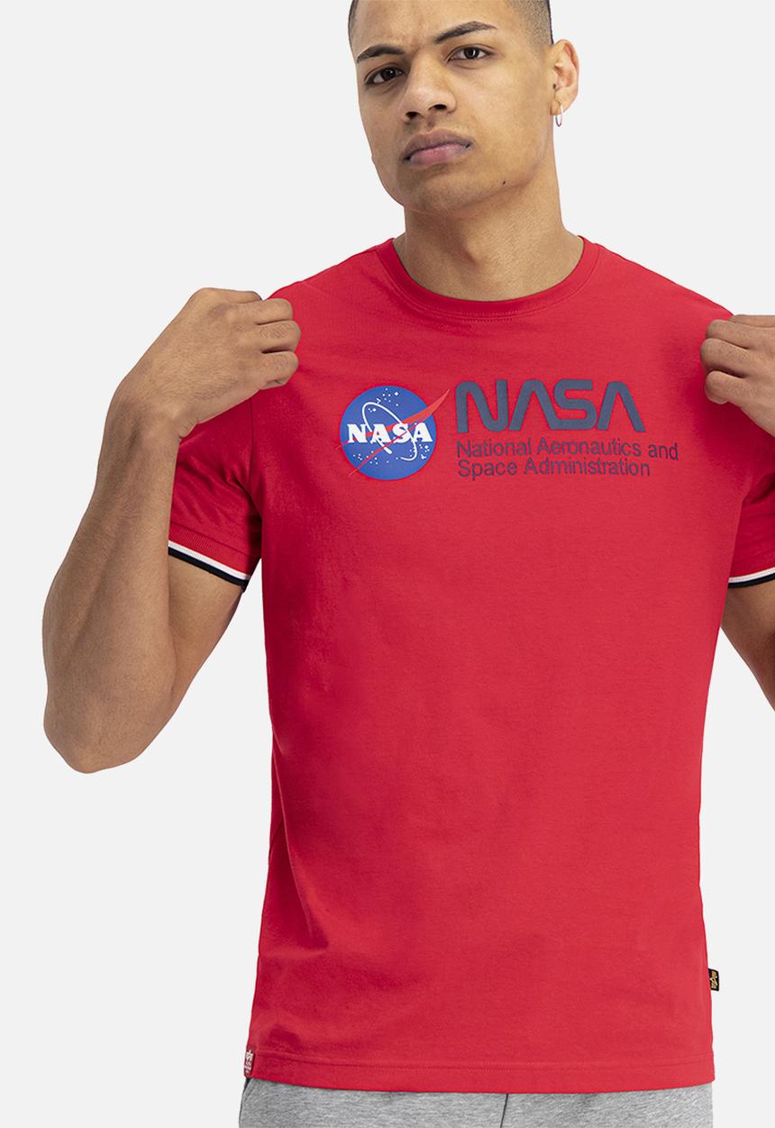 Alpha Industries - Nasa retro tee - red