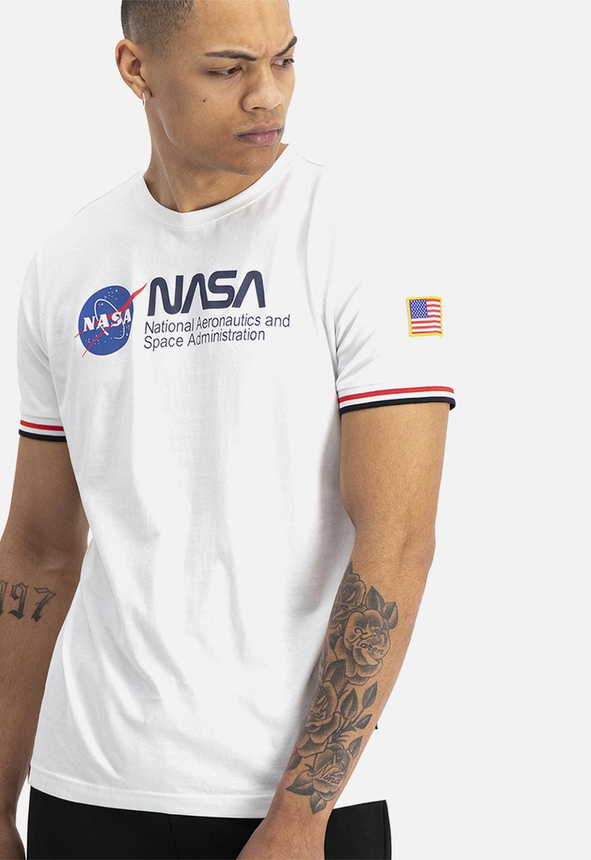 Alpha Industries - Nasa retro tee - white