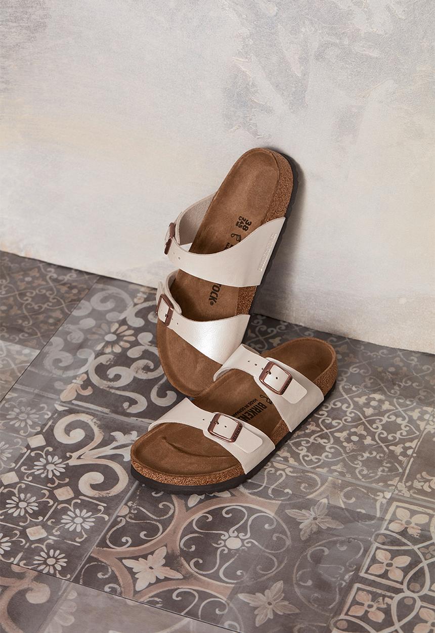 Birkenstock - Sydney birko-flor regular - graceful pearl white