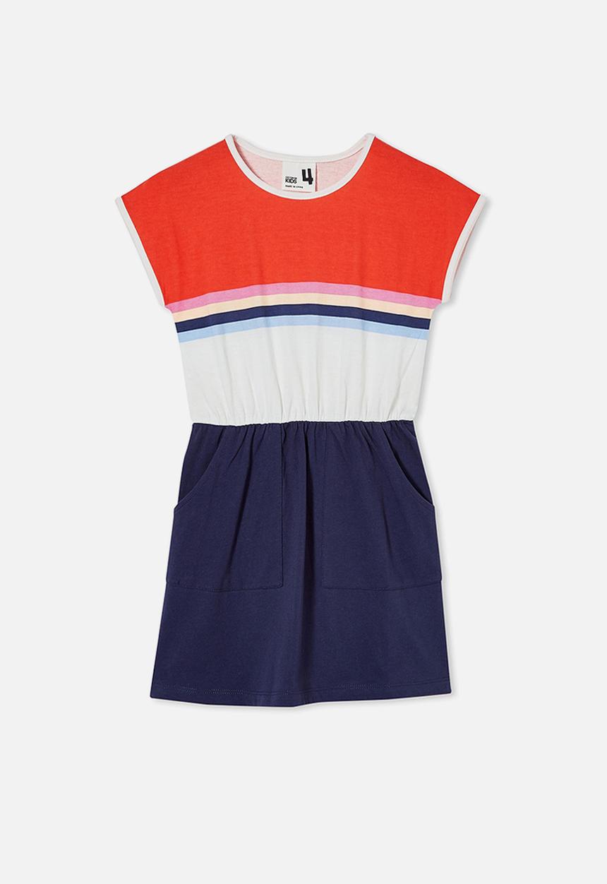 Cotton On - Sigrid short sleeve dress - multi 