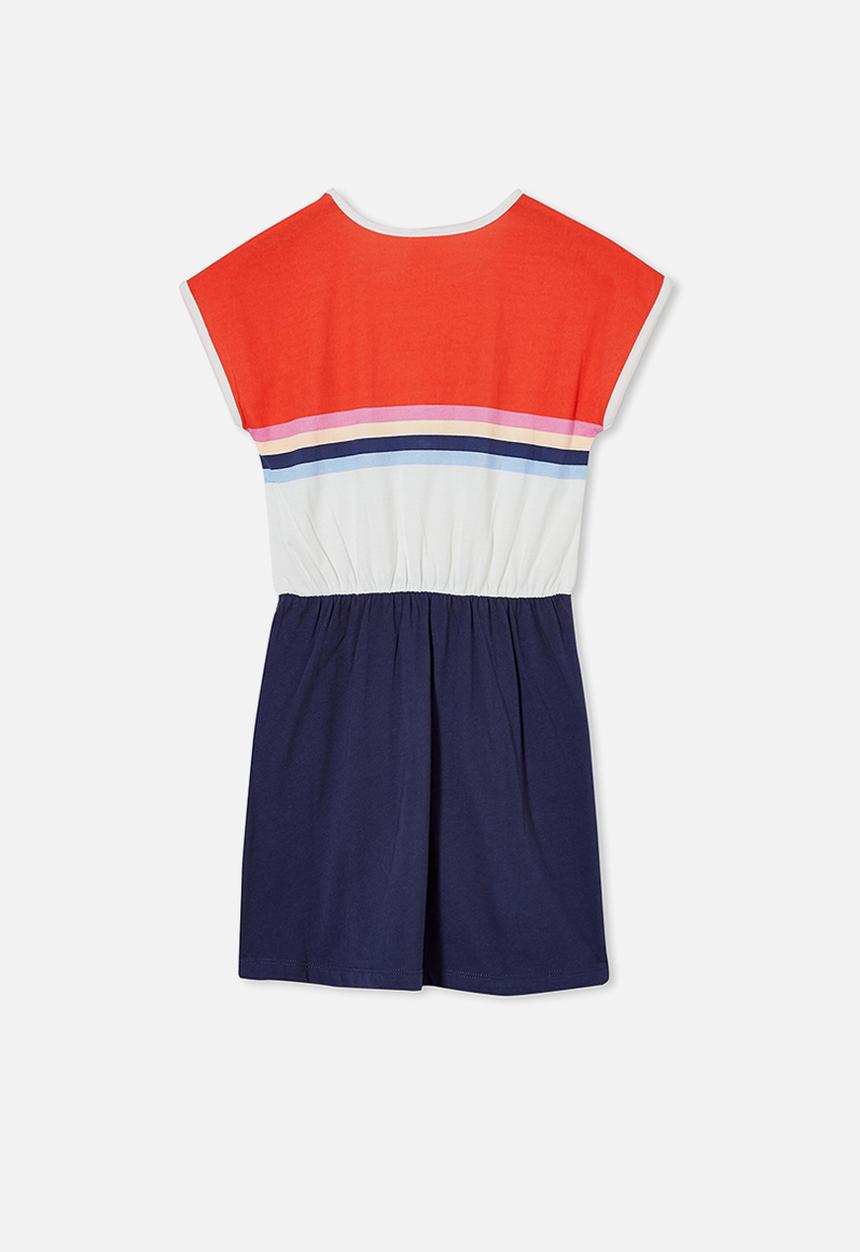 Cotton On - Sigrid short sleeve dress - multi 