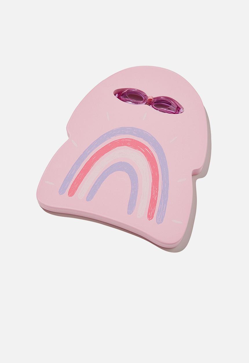 Cotton On - Kickboard & goggles set - pink
