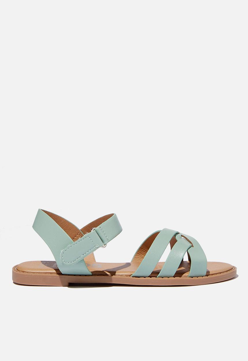 Cotton On - Fisherman triple cross sandal - green