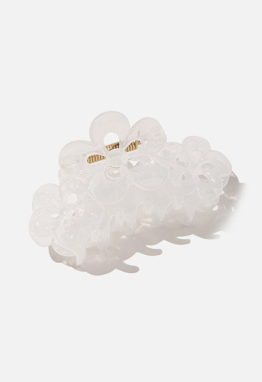 Cotton On - Caitlin claw clip - white
