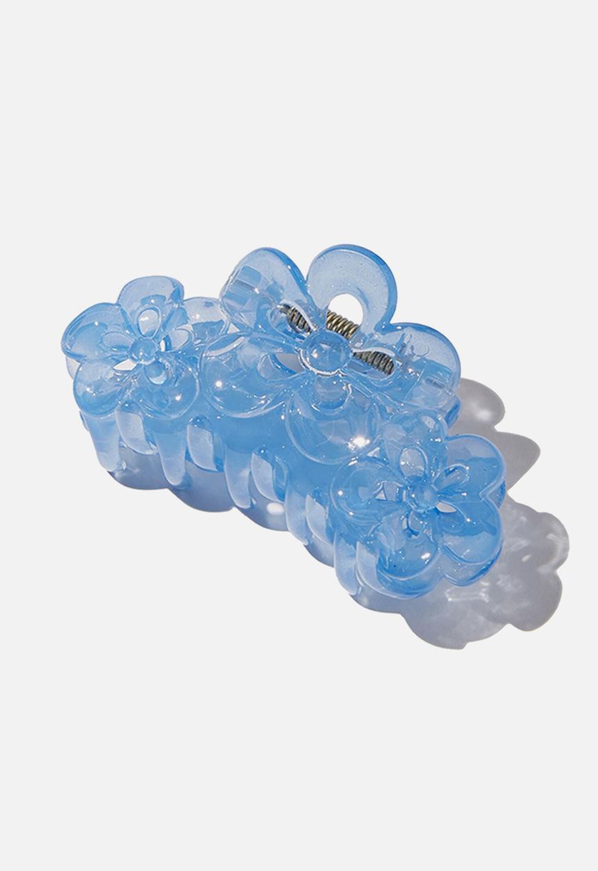 Cotton On - Caitlin claw clip - milky dusk blue