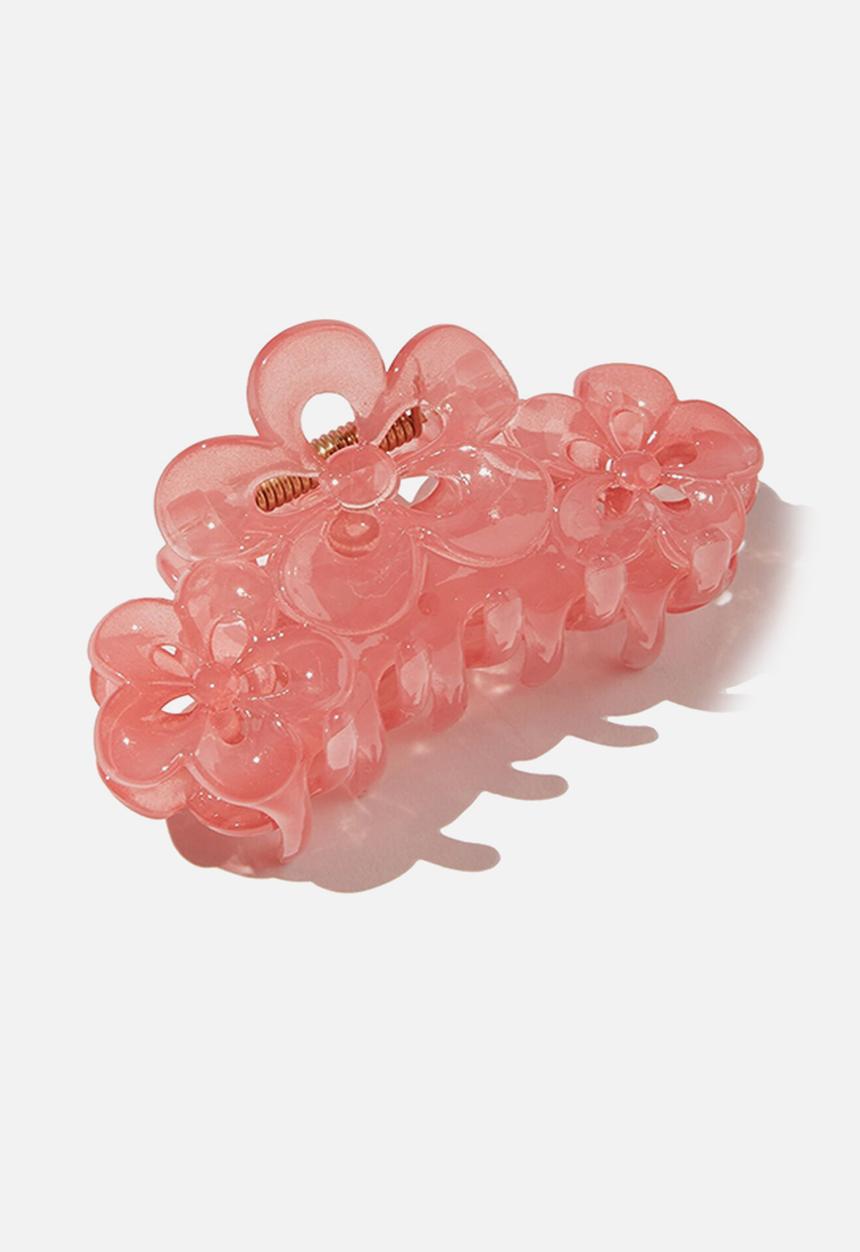 Cotton On - Caitlin claw clip - milky cali pink