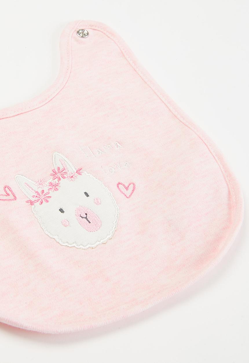 MINOTI - Girls basic 3 pack bibs - pink