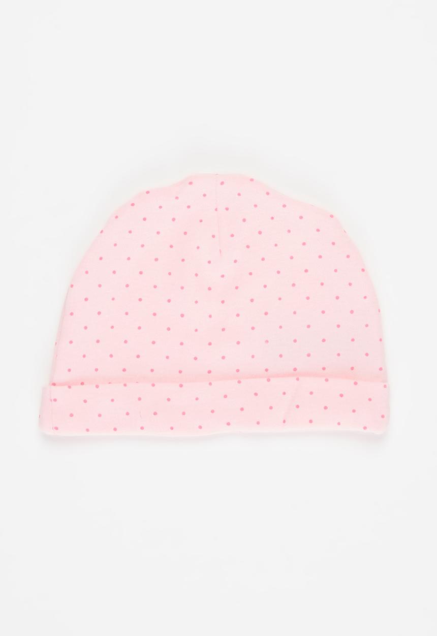 MINOTI - Girls basic 2 pack beanies - pink