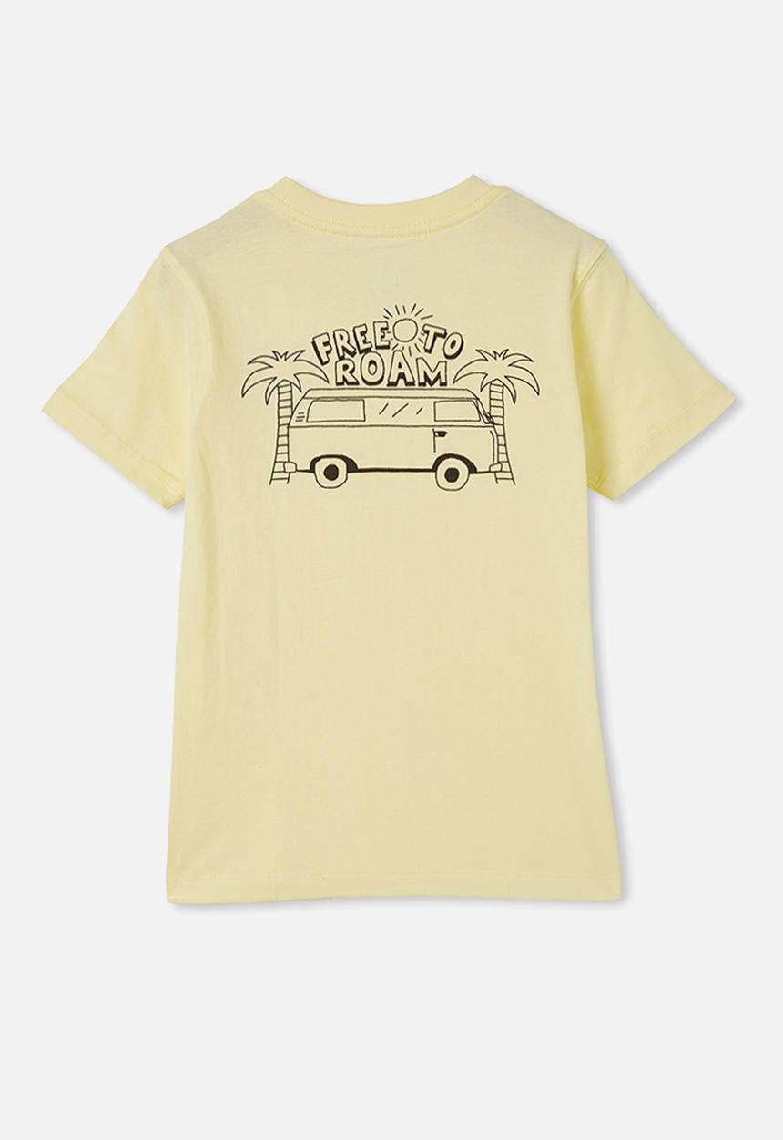 Cotton On - Max skater short sleeve tee - daisy chain/free to roam