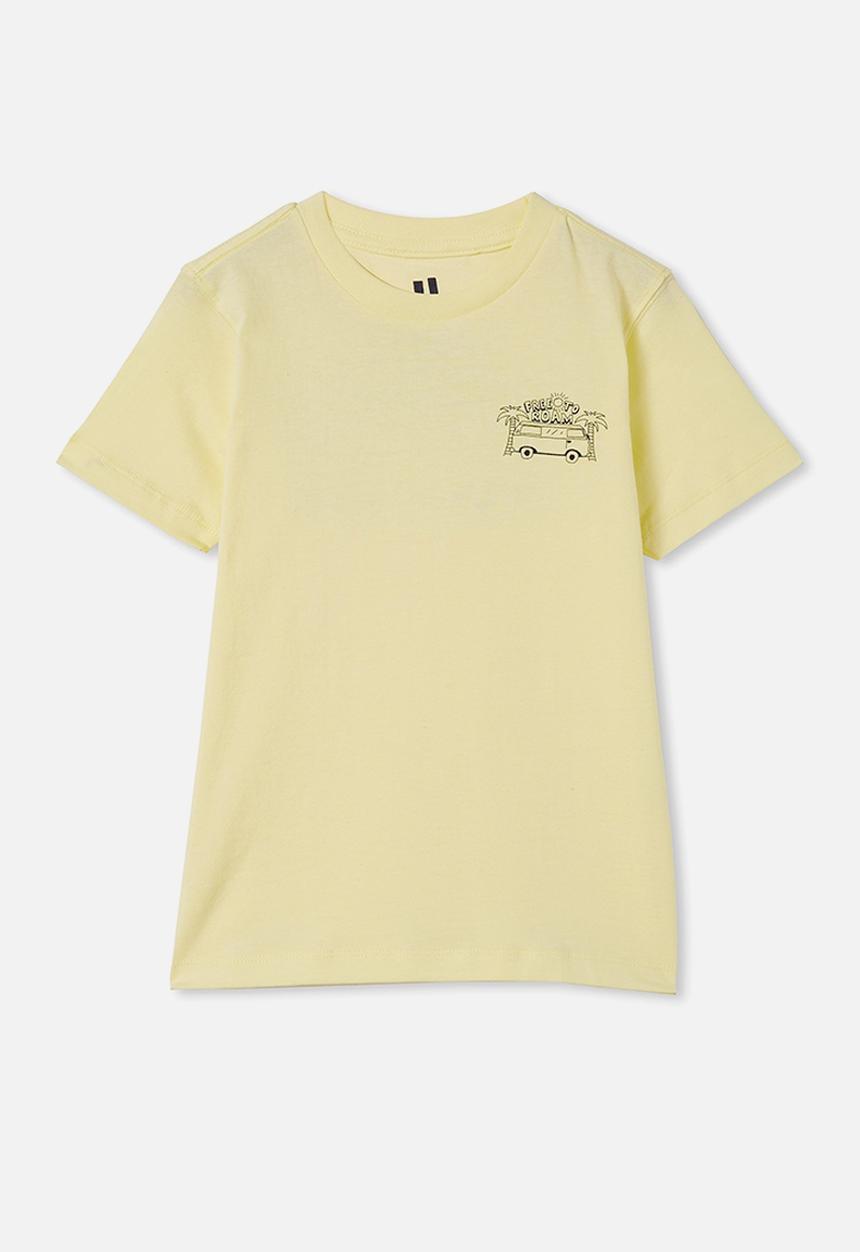 Cotton On - Max skater short sleeve tee - daisy chain/free to roam