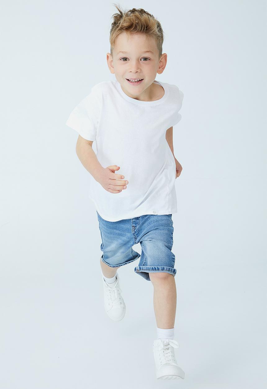 Cotton On - Slim fit short - bondi mid blue