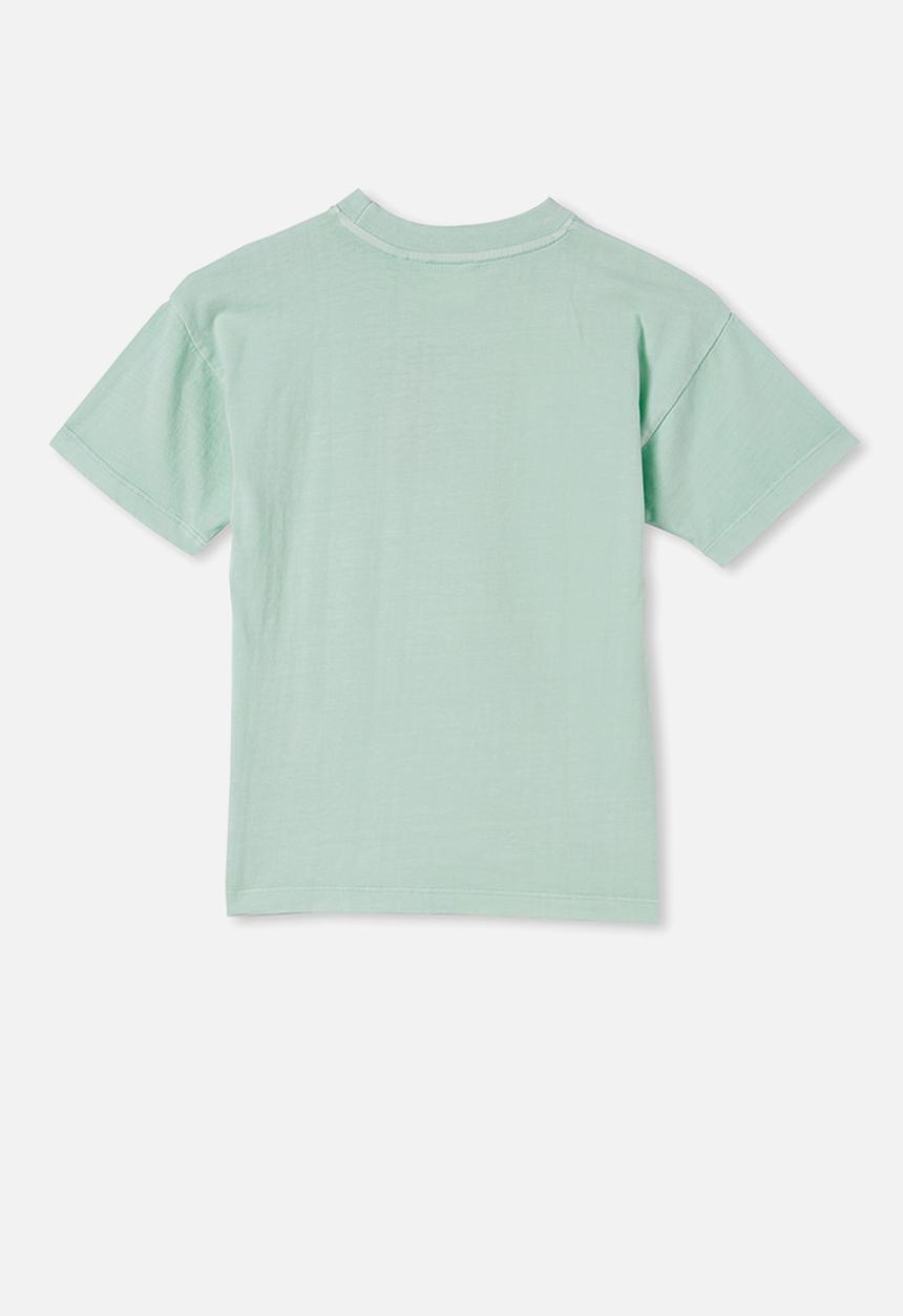 Cotton On - Scout drop shoulder short sleeve tee - mint breeze