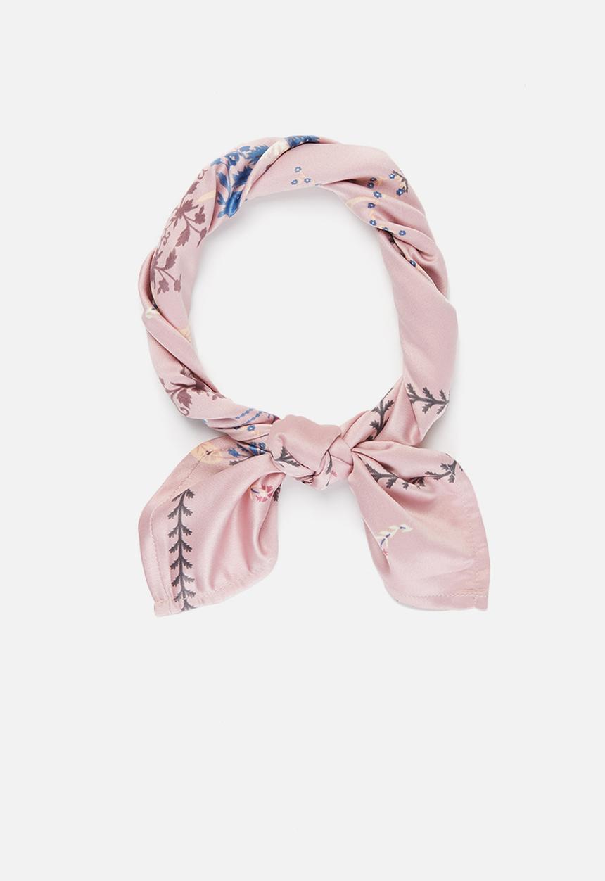 Superbalist - Delicate floral print headscarf - pink