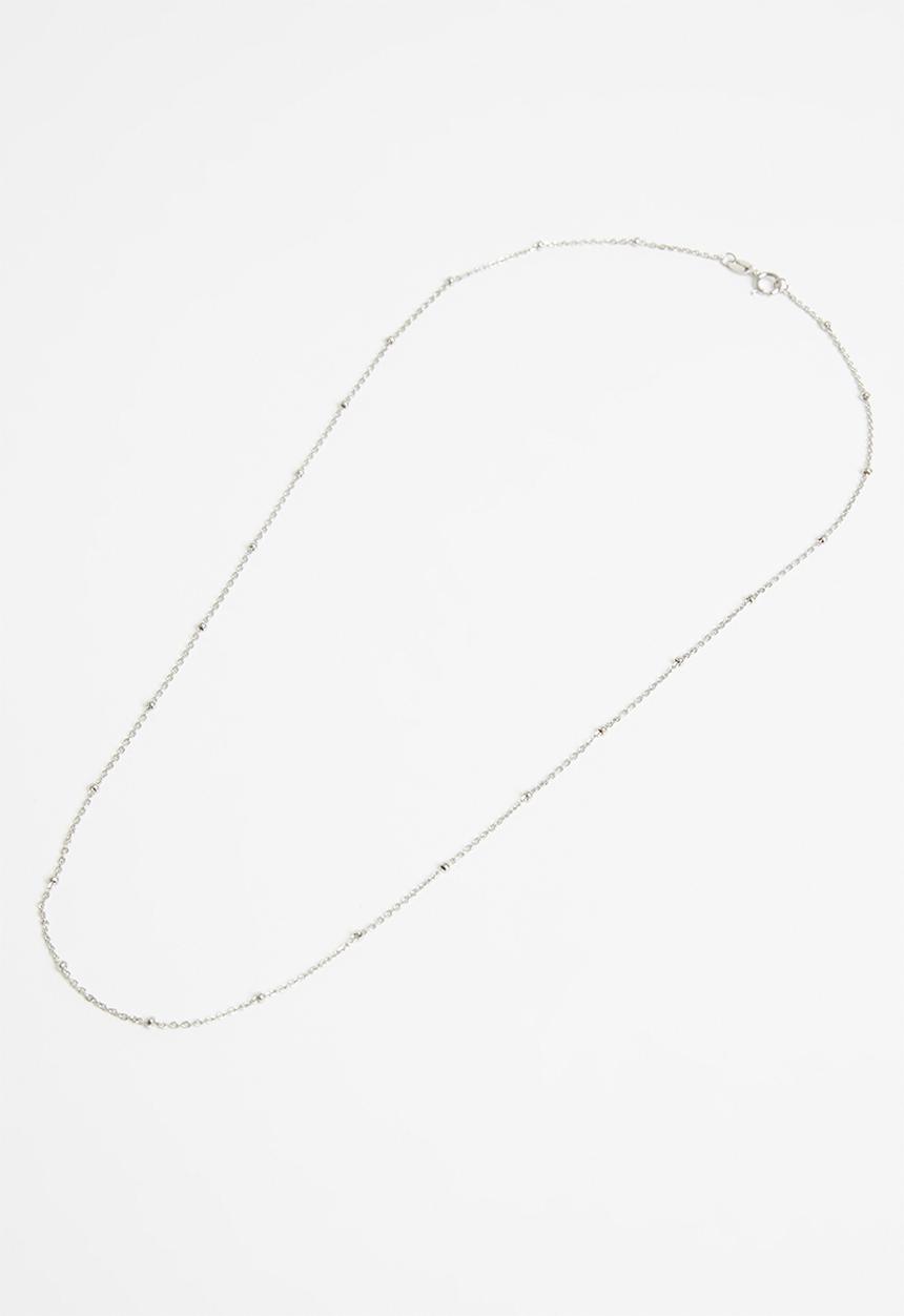 Superbalist - Sterling silver ball chain necklace - silver