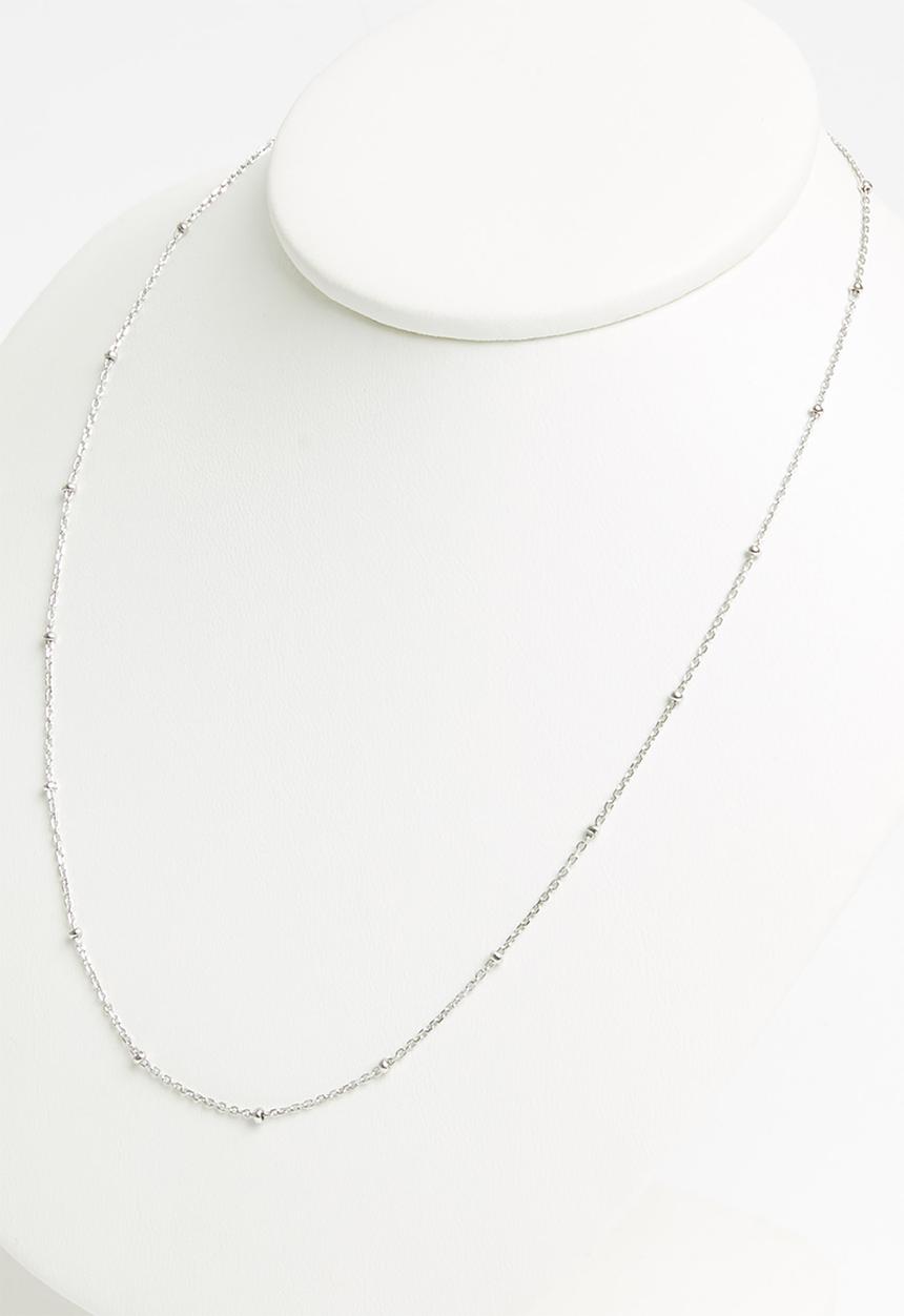Superbalist - Sterling silver ball chain necklace - silver
