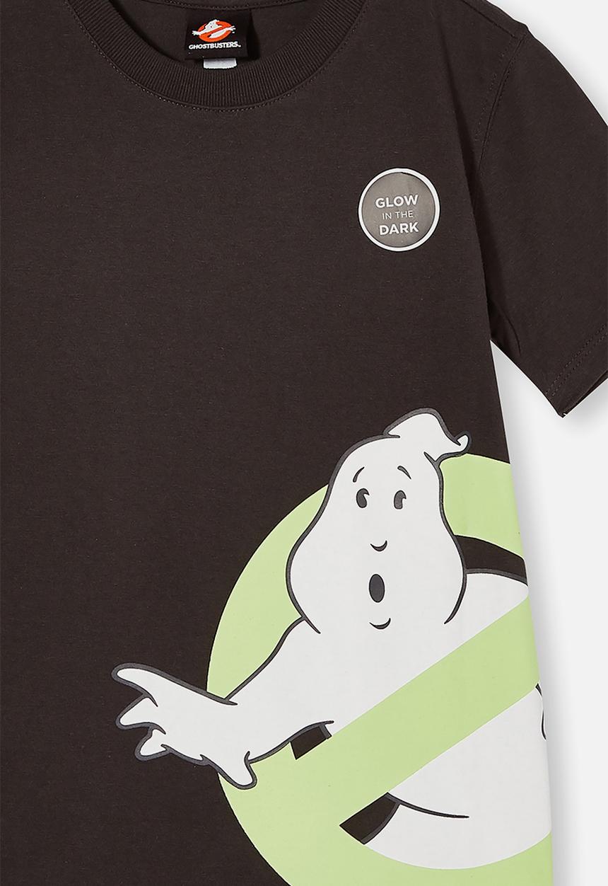 Cotton On - Short sleeve license embellished  tee - lcn son phantom / ghostbusters glow