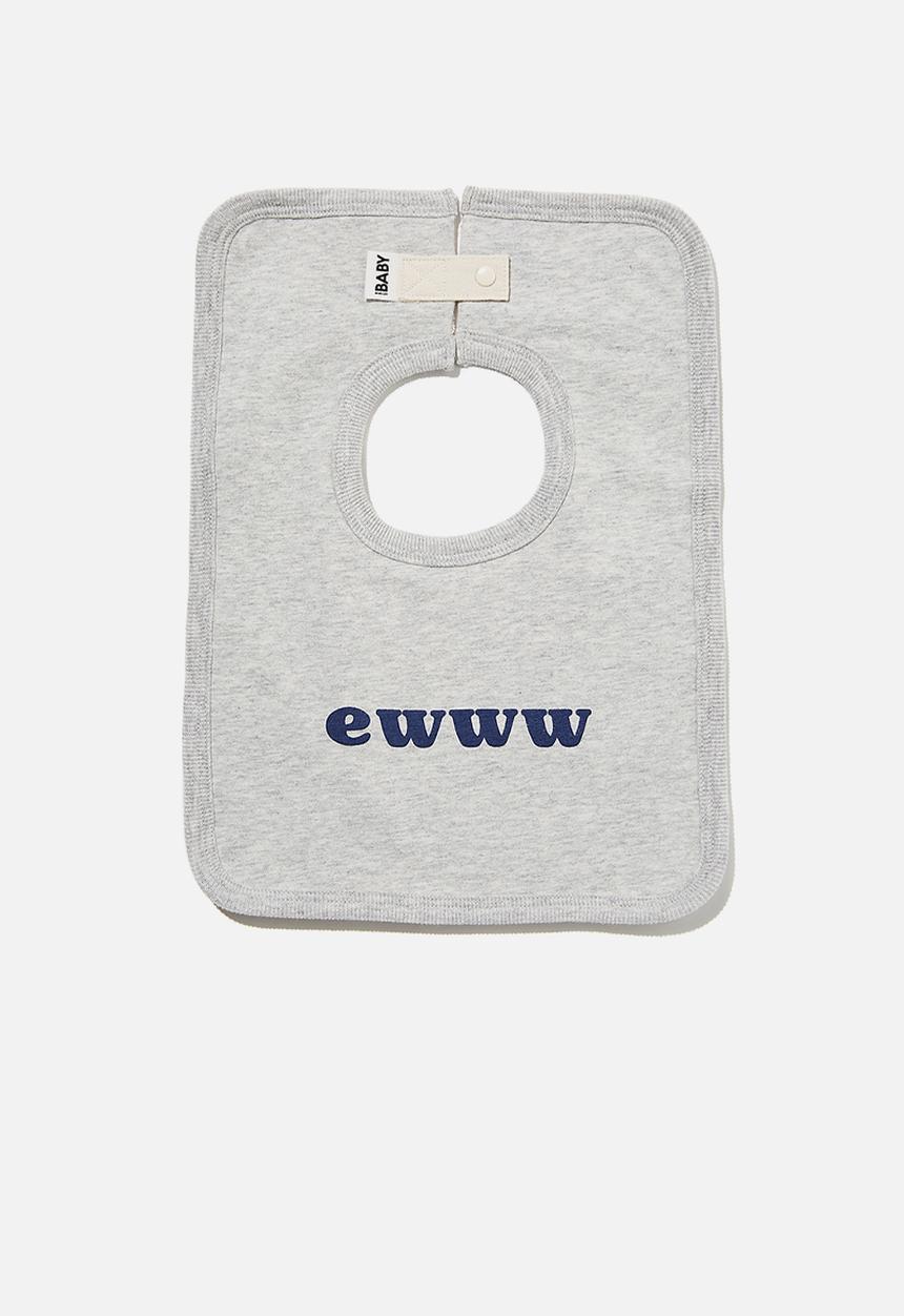 Cotton On - The square bib - cloud marle/ewww
