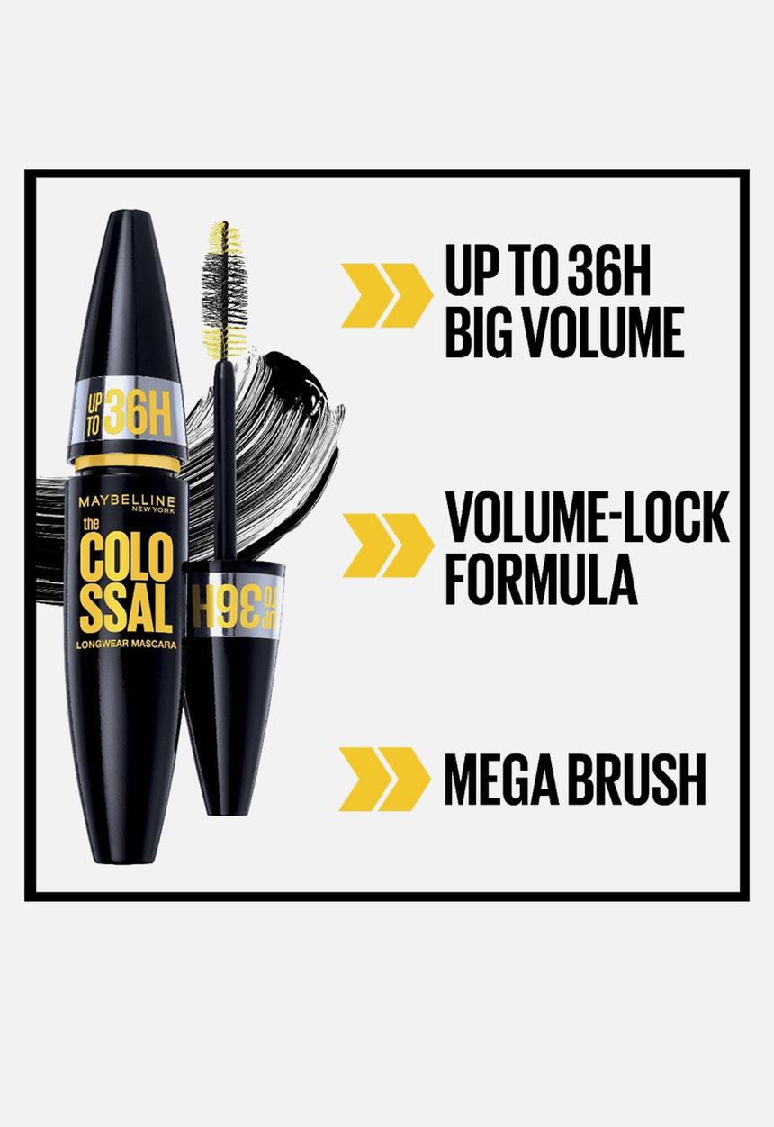 Maybelline - Volum' Express The Colossal up to 36H Mascara - Black 01