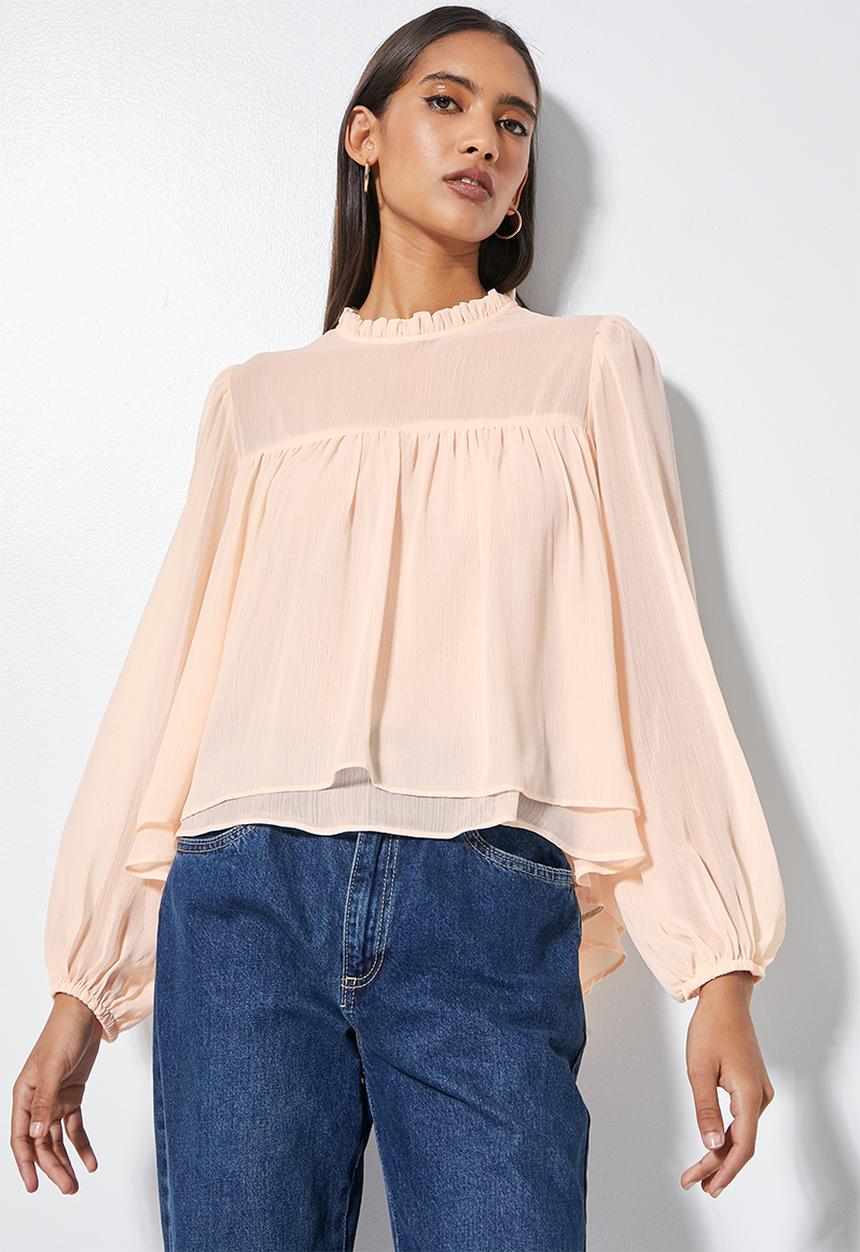Superbalist - Soft femme blouse - mauvey pink