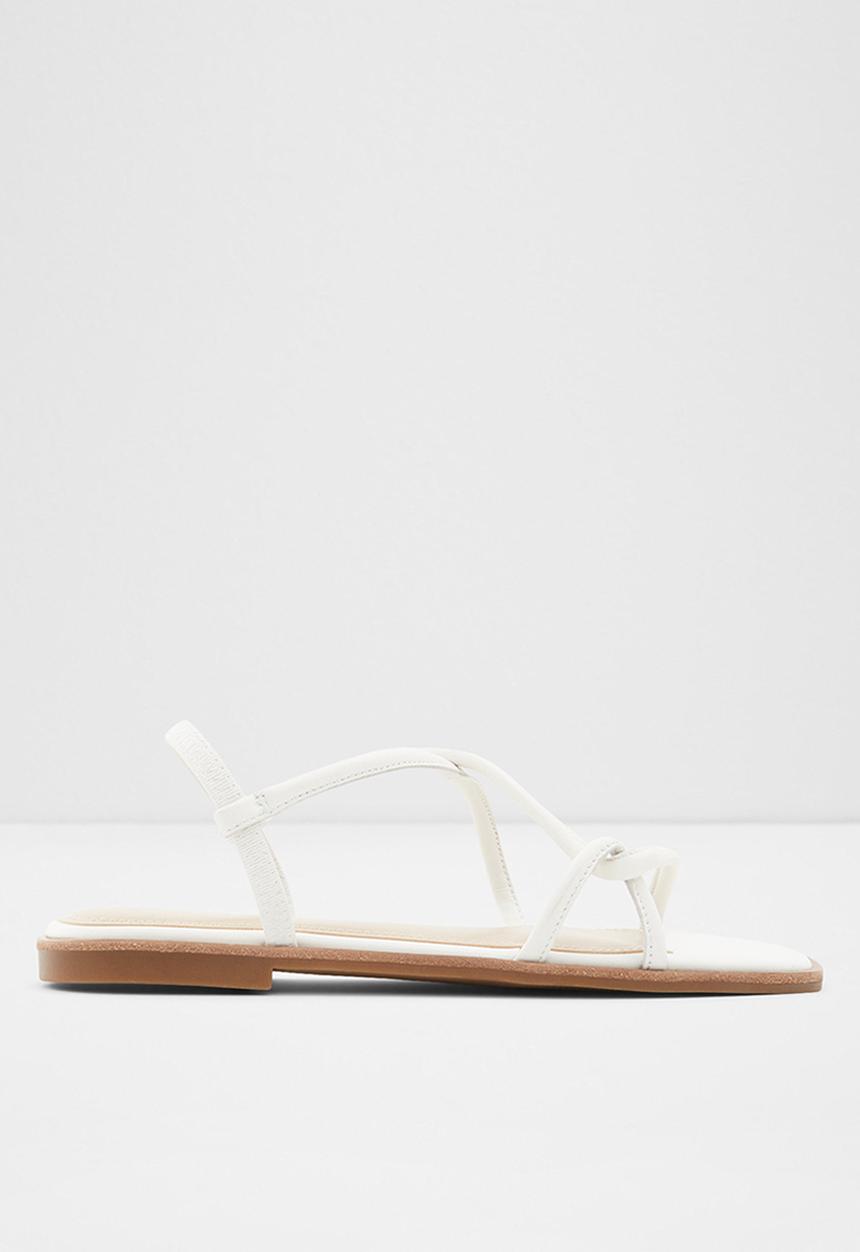 ALDO - Toosieflex leather sandal - white