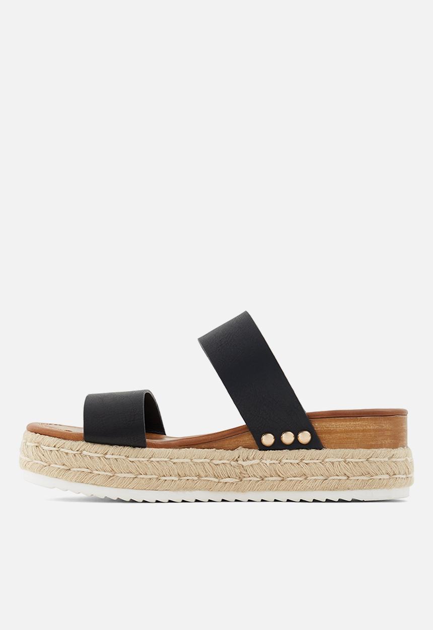 Call It Spring - Savannah espadrille sandal - black