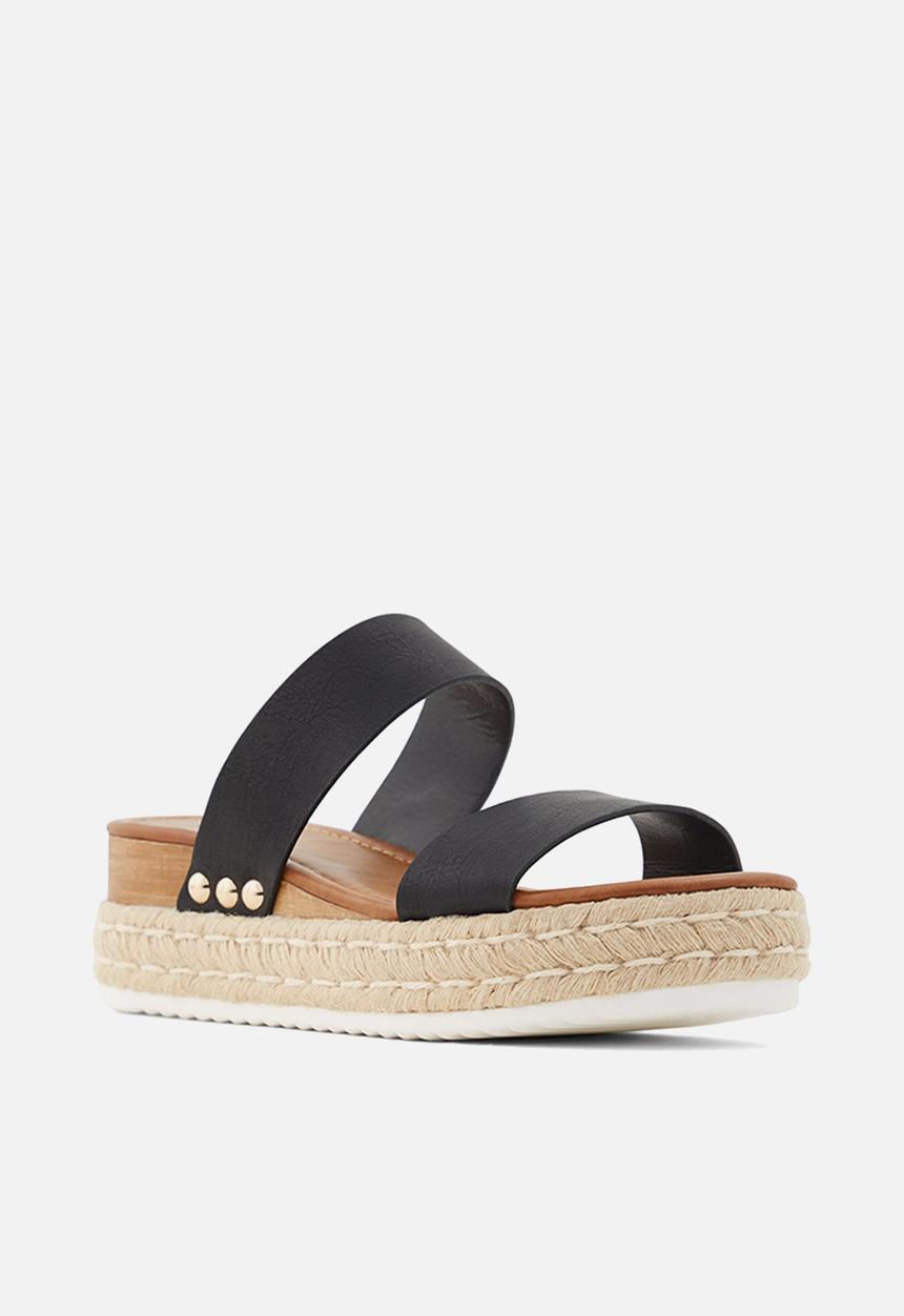 Call It Spring - Savannah espadrille sandal - black