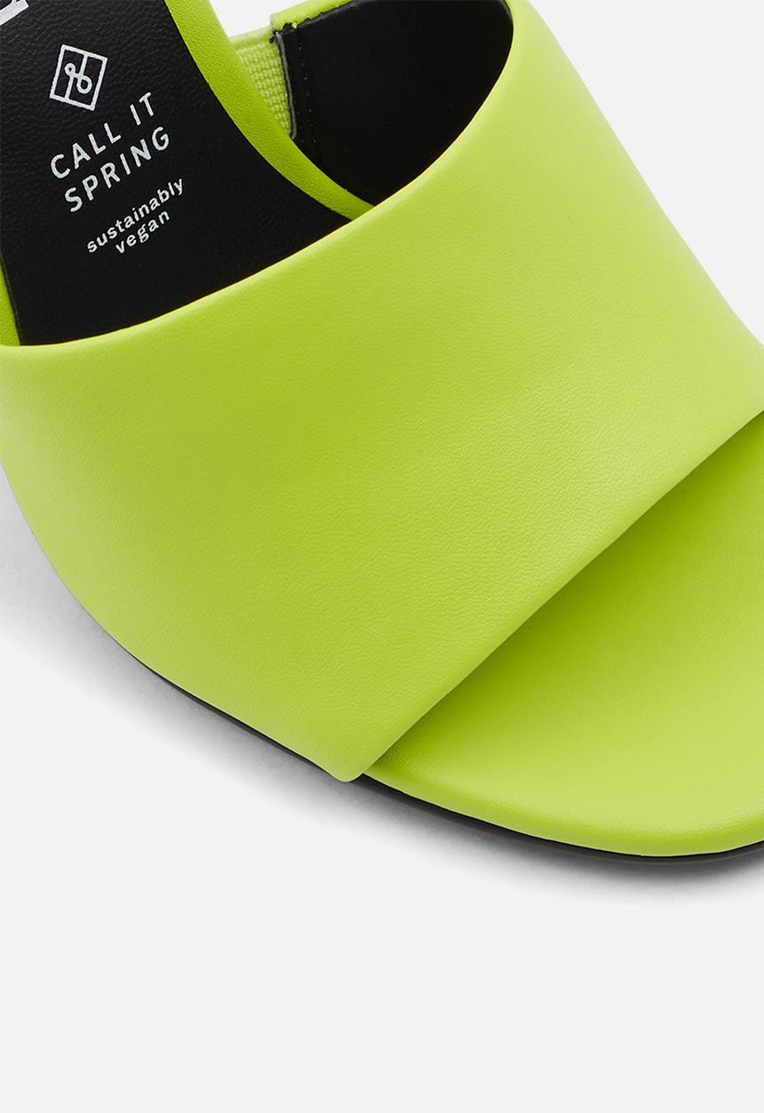 Call It Spring - Divinee mule heel - bright green