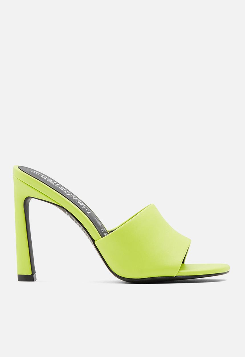Call It Spring - Divinee mule heel - bright green