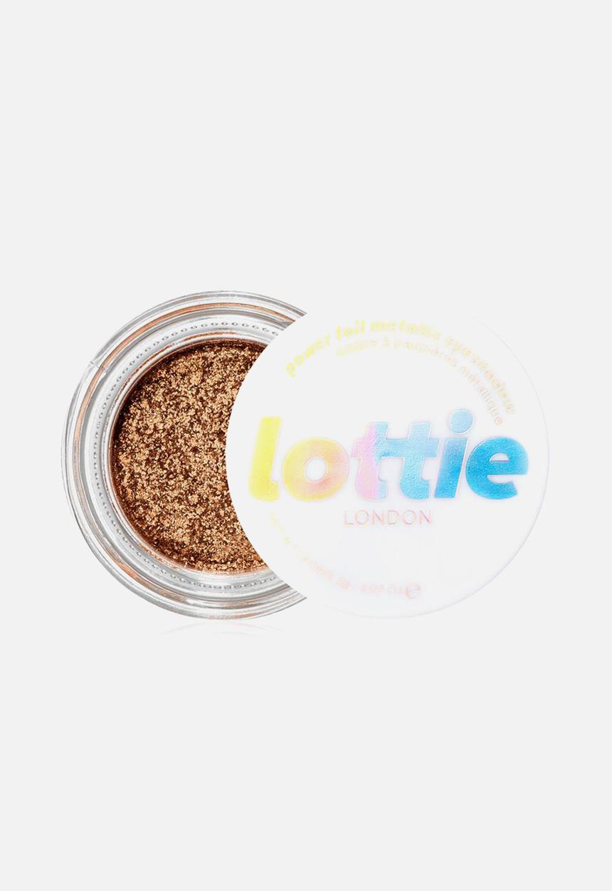 lottie london - Power Foil 100% Vegan Metallic Eyeshadow Pot - Golden Hour