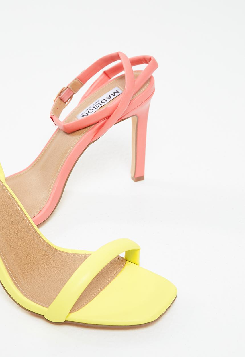 Madison® - Brooklyn barely there stiletto heel - light yellow