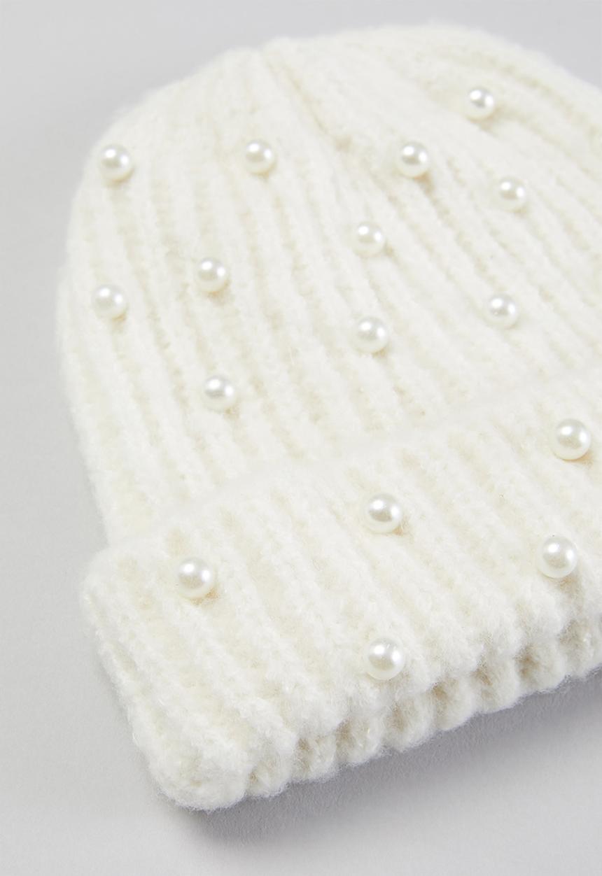 MINOTI - Girls knitted hat & gloves set - cream