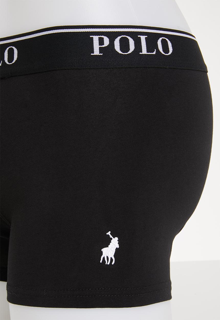 POLO - Classic 3 pack multi knit boxers - black & white 
