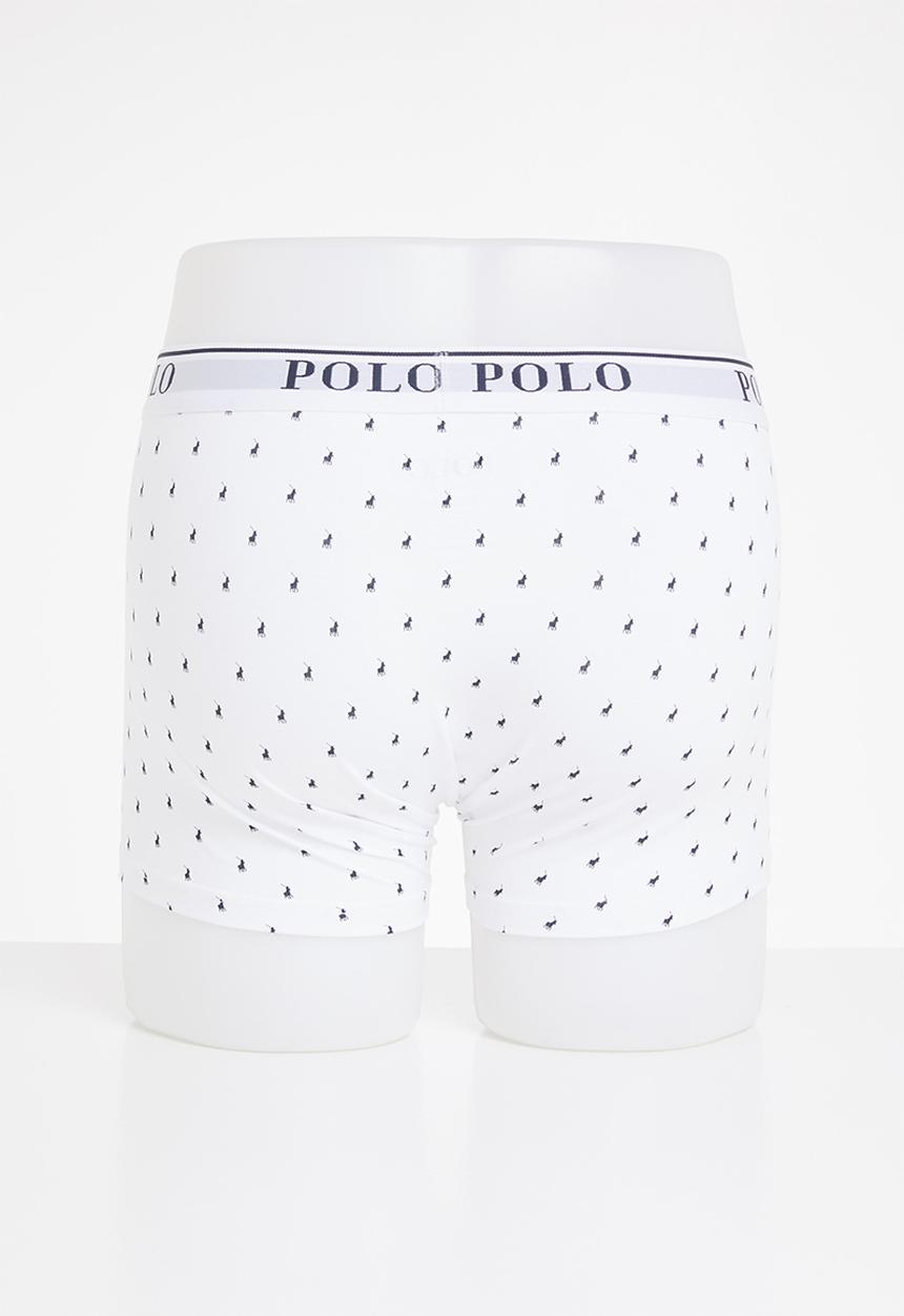 POLO - Classic 3 pack multi knit boxers - black & white 