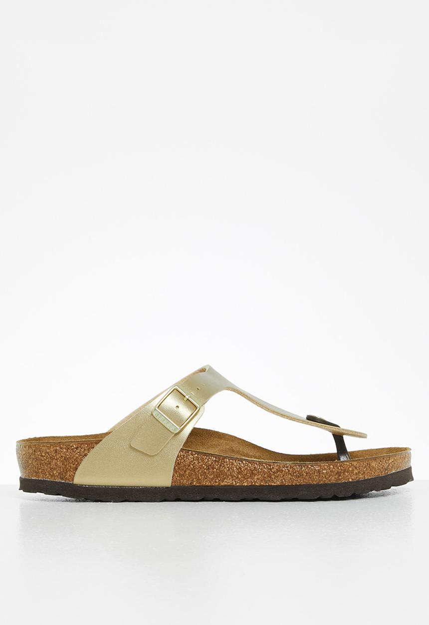 Birkenstock - Gizeh birko-flor regular - gold